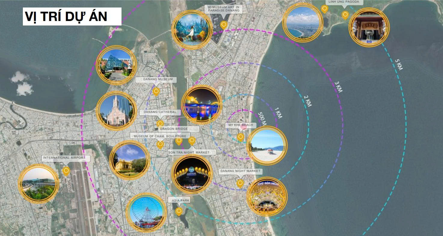 Vị trí dự án Time Square Đà Nẵng